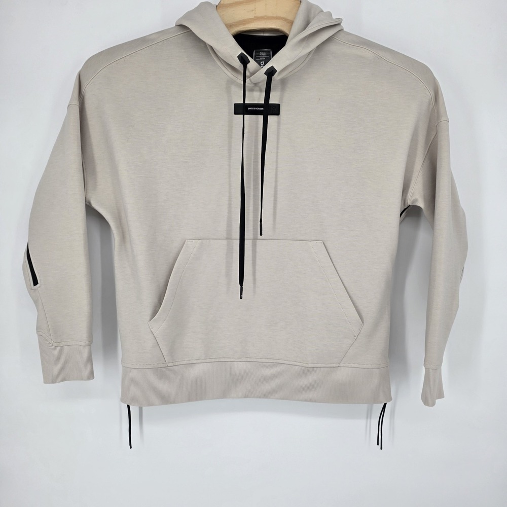 On Cloud Hoddie Women's Medium Pullover Sweatshirt Zippers Pocket Drawstring